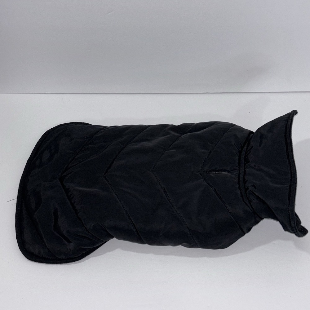 Winter Dog Coat Size Medium Black‎ Dog Jacket Hook And Loop Closure